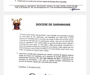 Carta ao povo de Deus da Diocese de Garanhuns
