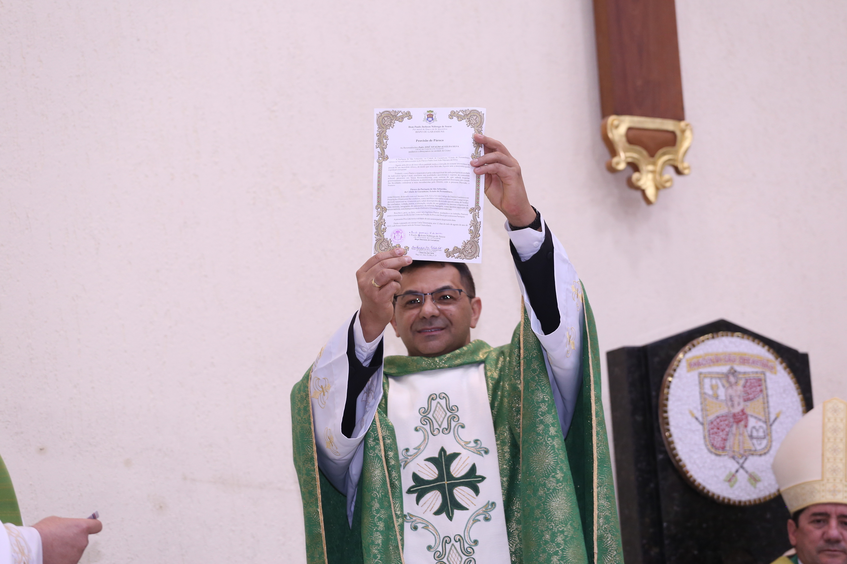 NOVO PÁROCO DA IGREJA SÃO SEBASTIÃO, EM GARANHUNS.