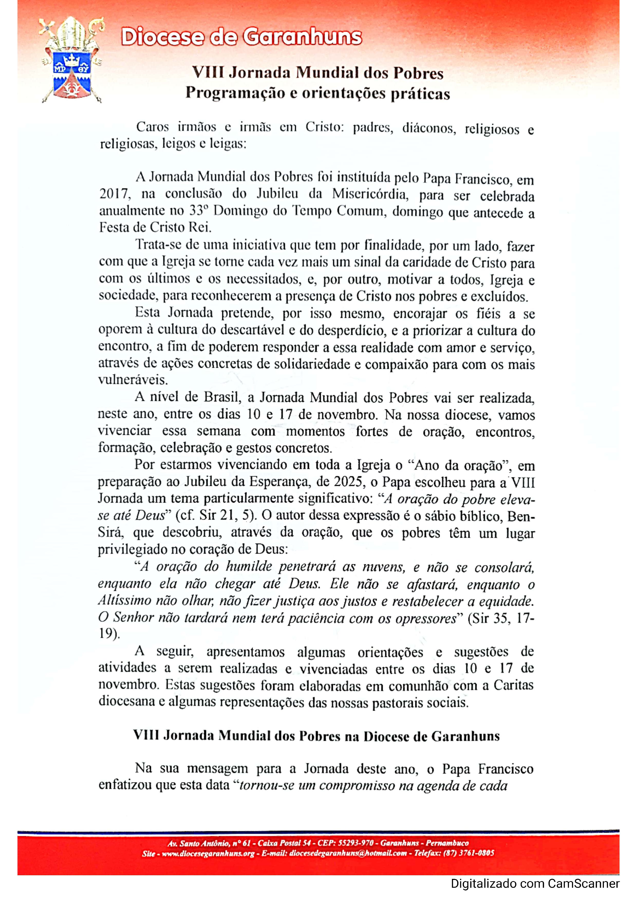 Nota diocesana